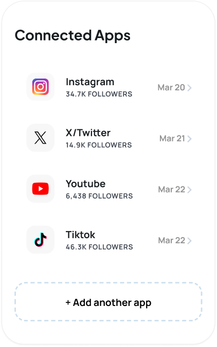 Connected apps